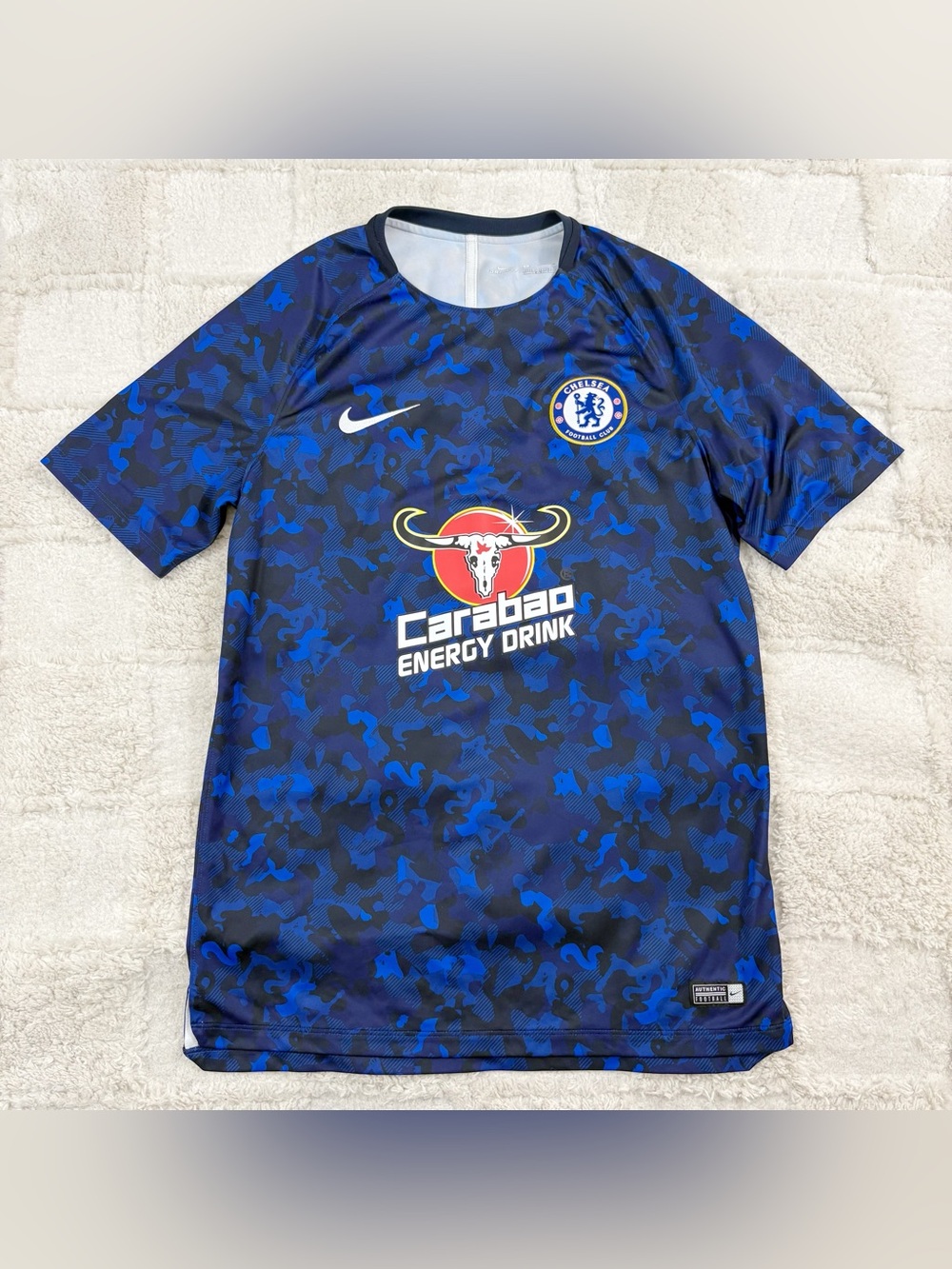 Nike Men’s 2018/19 Chelsea FC Dry Squad Short-Sleeve Training Jersey Medium - Picture 3 of 11